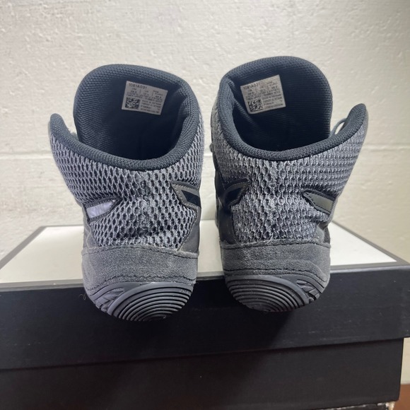 Asics Snapdown 3 1081A031 Black Gray Wrestling Shoes Lace up Men's 12.5 Wide - Picture 6 of 10